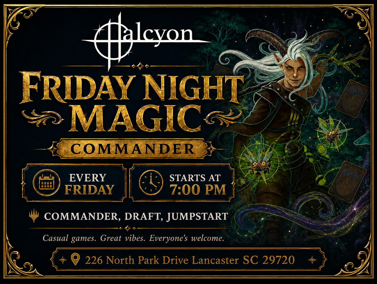 Events graphic for Halcyon Of Lancaster